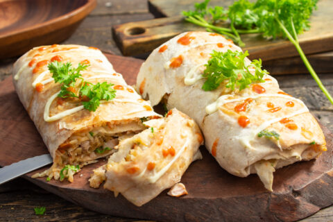 Лаваш с пловом