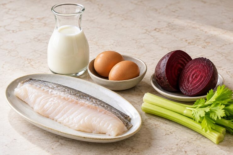 Природные источники натрия в продуктах Натуральные продукты с природным натрием: рыба, яйца, молоко, свекла и сельдерей
